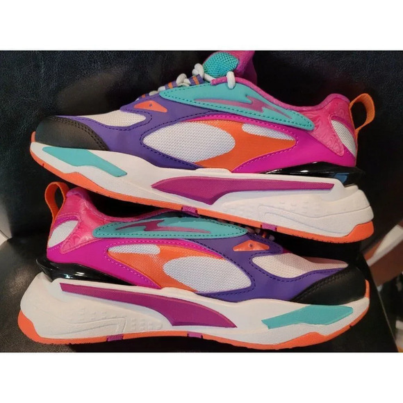 Women Puma Rs Fast Hypnotize Sneaker-  Size 6 - Vibrant Colors -  Brand New - Picture 16 of 16